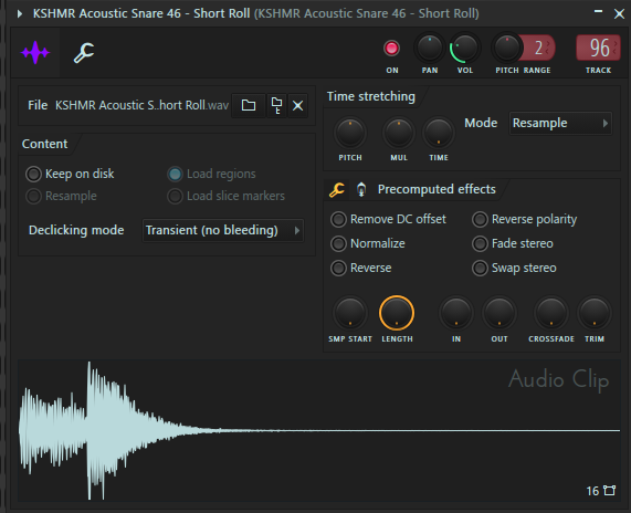 FL Studio Sampler