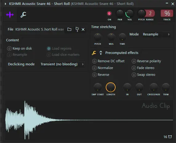 FL Studio Sampler
