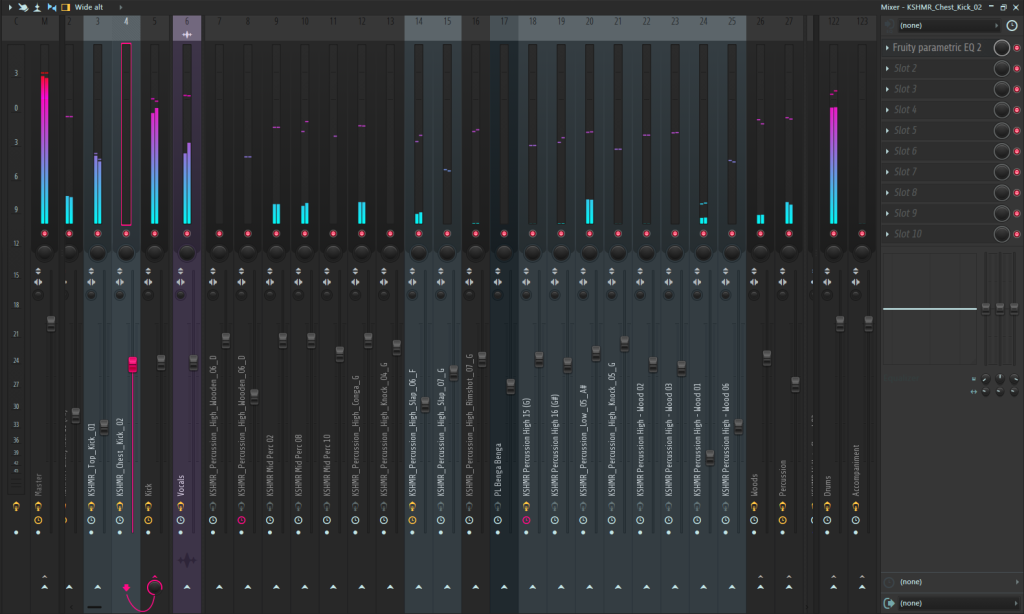 FL Studio Mixer